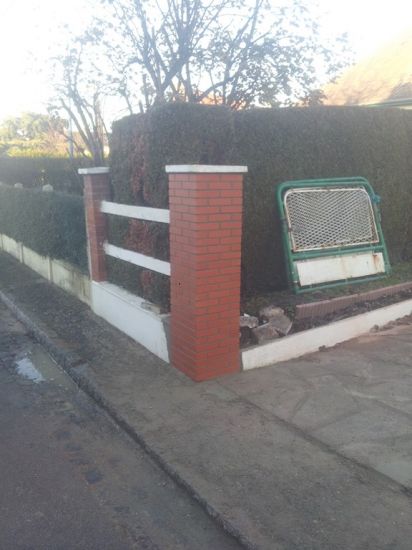 Remplacement de piliers brique près de rouen 76.